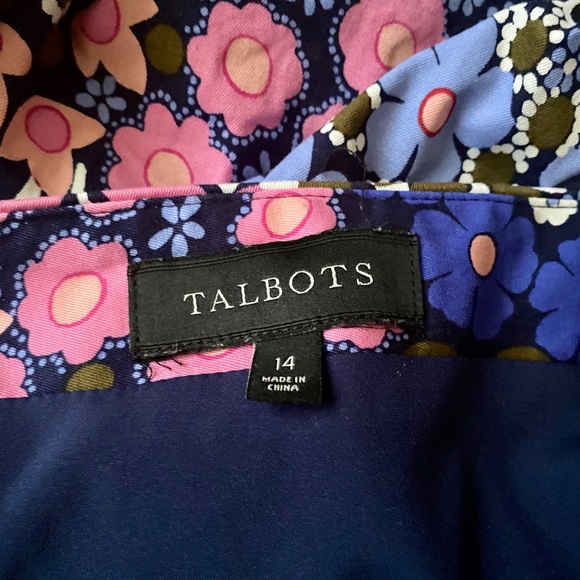 Talbots Botanical A Line Skirt - Picture 9 of 9